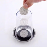 Impossible Coin Thru Glass Magic Trick